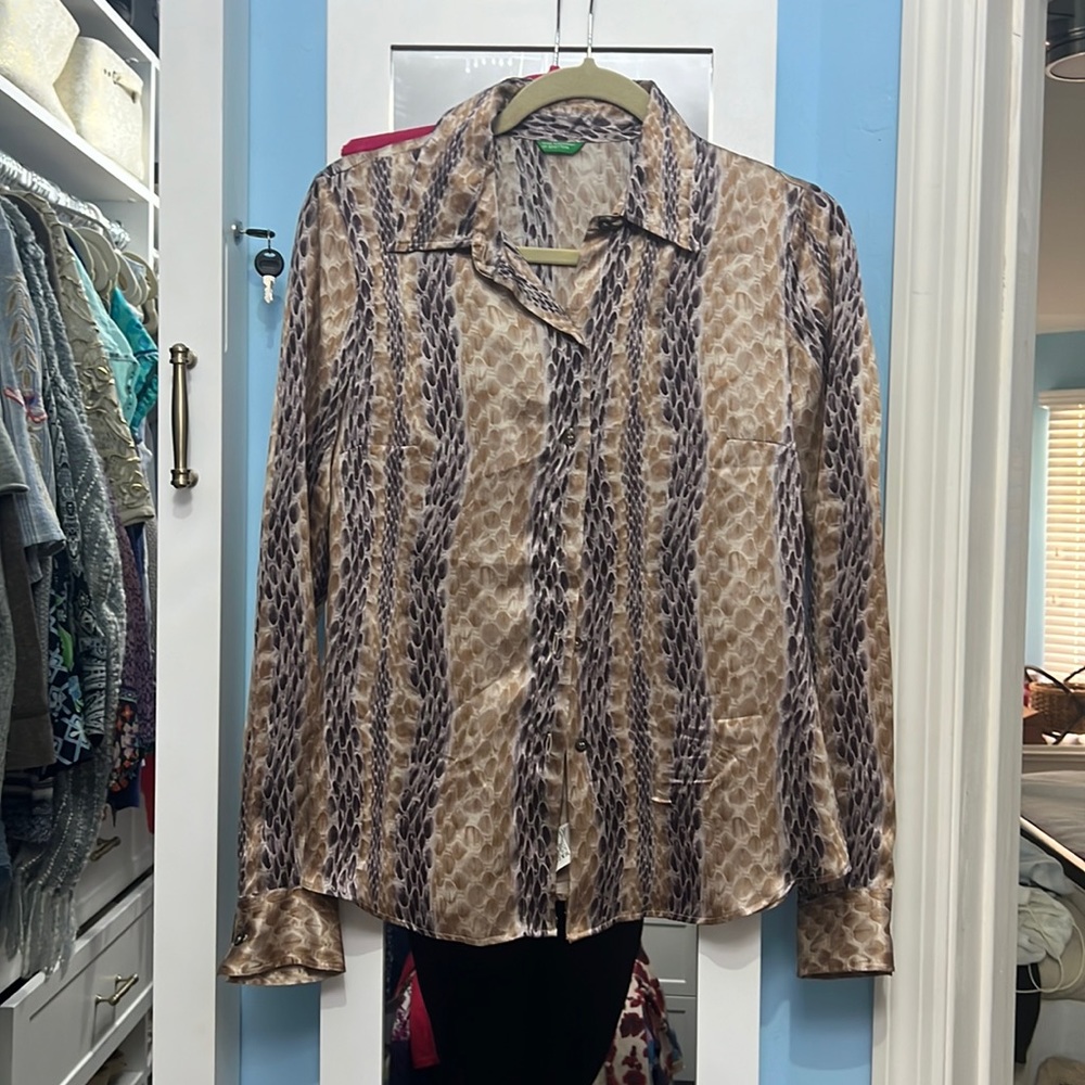 Silk blouse size S